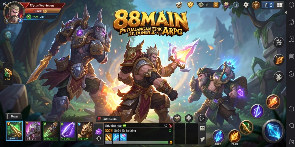 Gameplay seru dengan pertempuran mendebarkan di 88MAIN.