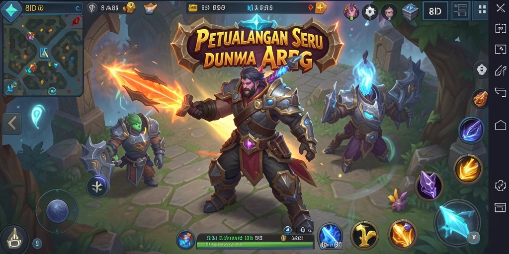 Tangkapan layar menampilkan aksi seru dalam gameplay ARPG.