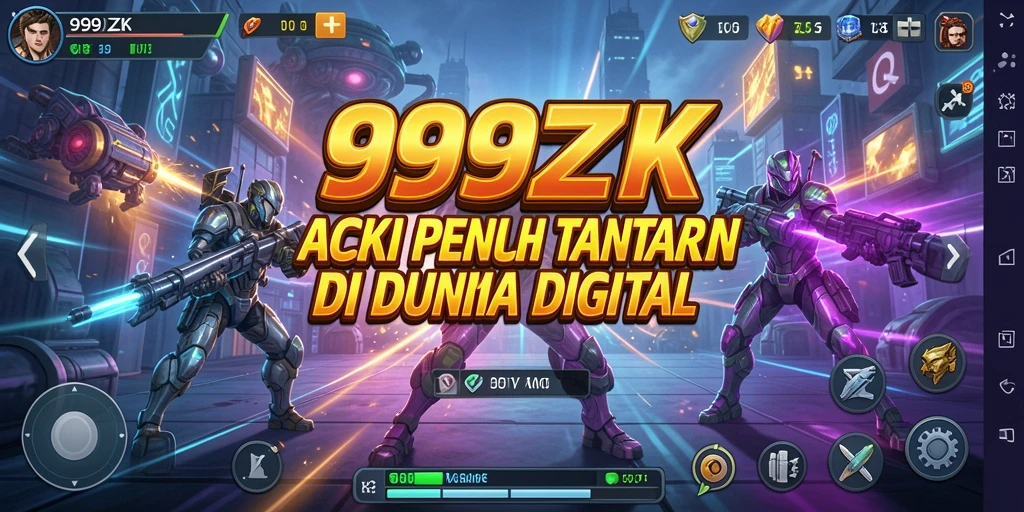 Gameplay seru dan penuh aksi dari 999ZK.