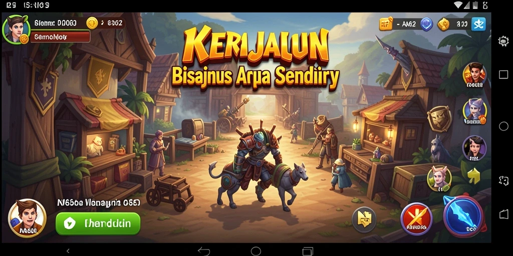 Tampilan gameplay AA62 dengan elemen Tycoon yang menarik.