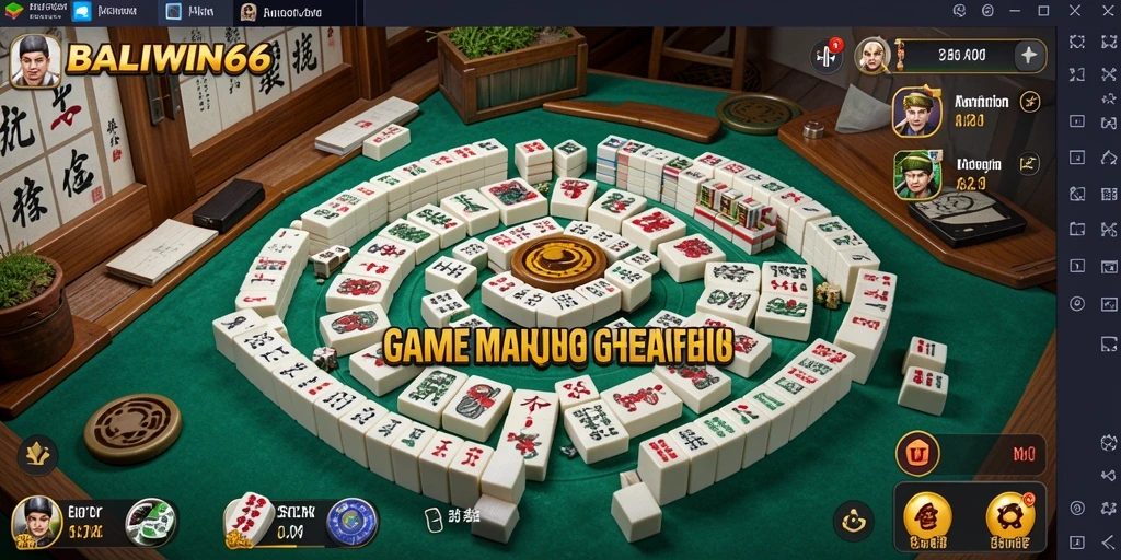 Tampilan gameplay seru Mahjong di BALIWIN66.