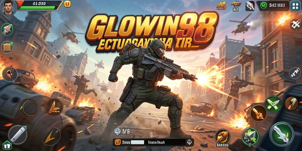 Tangkapan layar GLOWIN88 menampilkan aksi pertarungan yang mendebarkan.