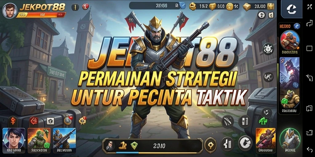 Tampilan gameplay seru JEKPOT88 dengan strategi mendalam.