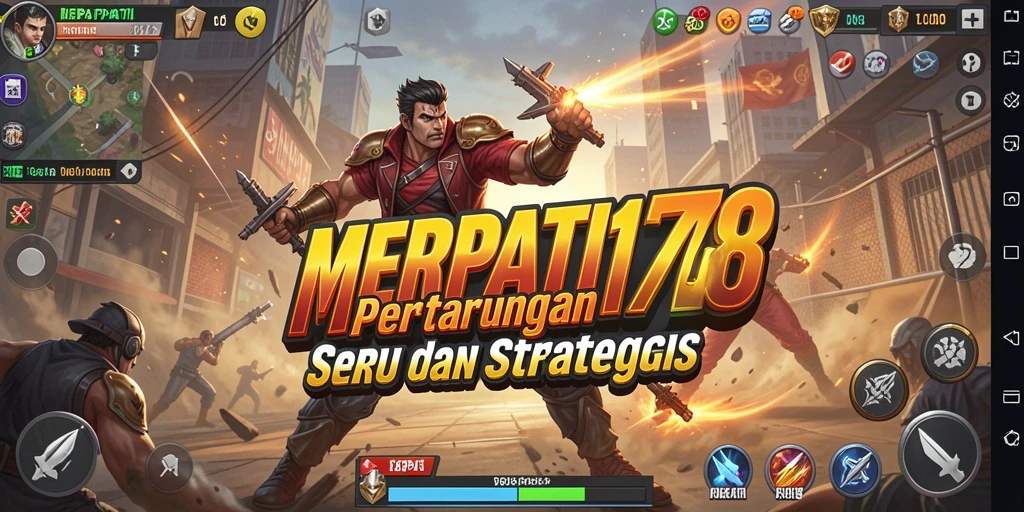Tampilan gameplay seru saat bertarung di MERPATI178.