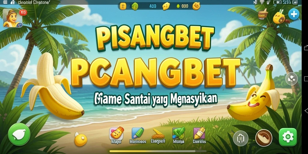 Tampilan warna-warni dari gameplay PISANGBET yang menarik.