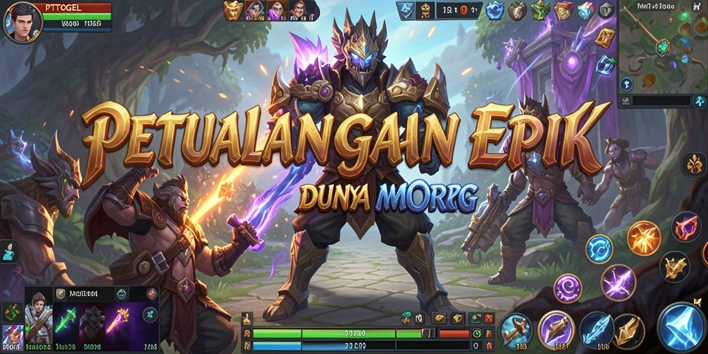 Tangkapan layar gameplay PTTOGEL yang menampilkan aksi seru di dunia MMORPG.