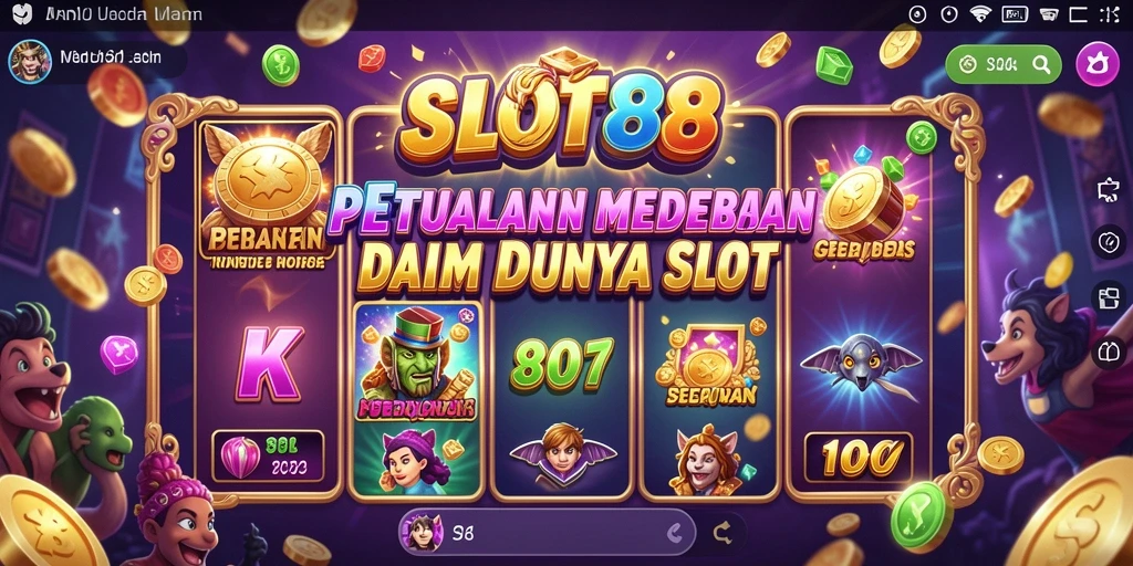 Tampilan menarik dari gameplay SLOT88 dalam petualangan slot.
