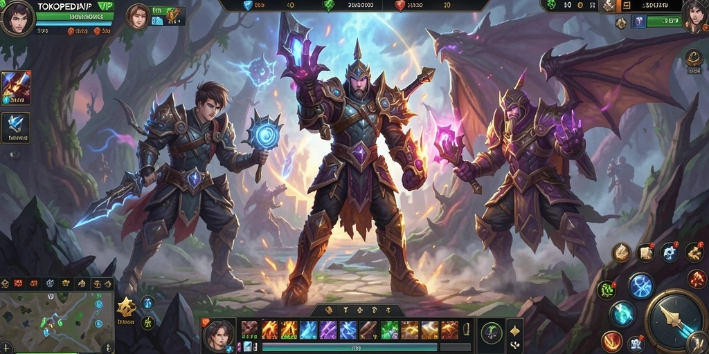 Tampilan gameplay TOKOPEDIAVIP yang penuh aksi dan petualangan.
