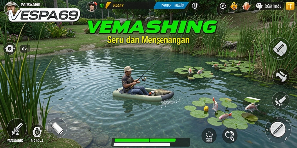 Tangkapan ikan yang beragam dalam permainan VESPA69.